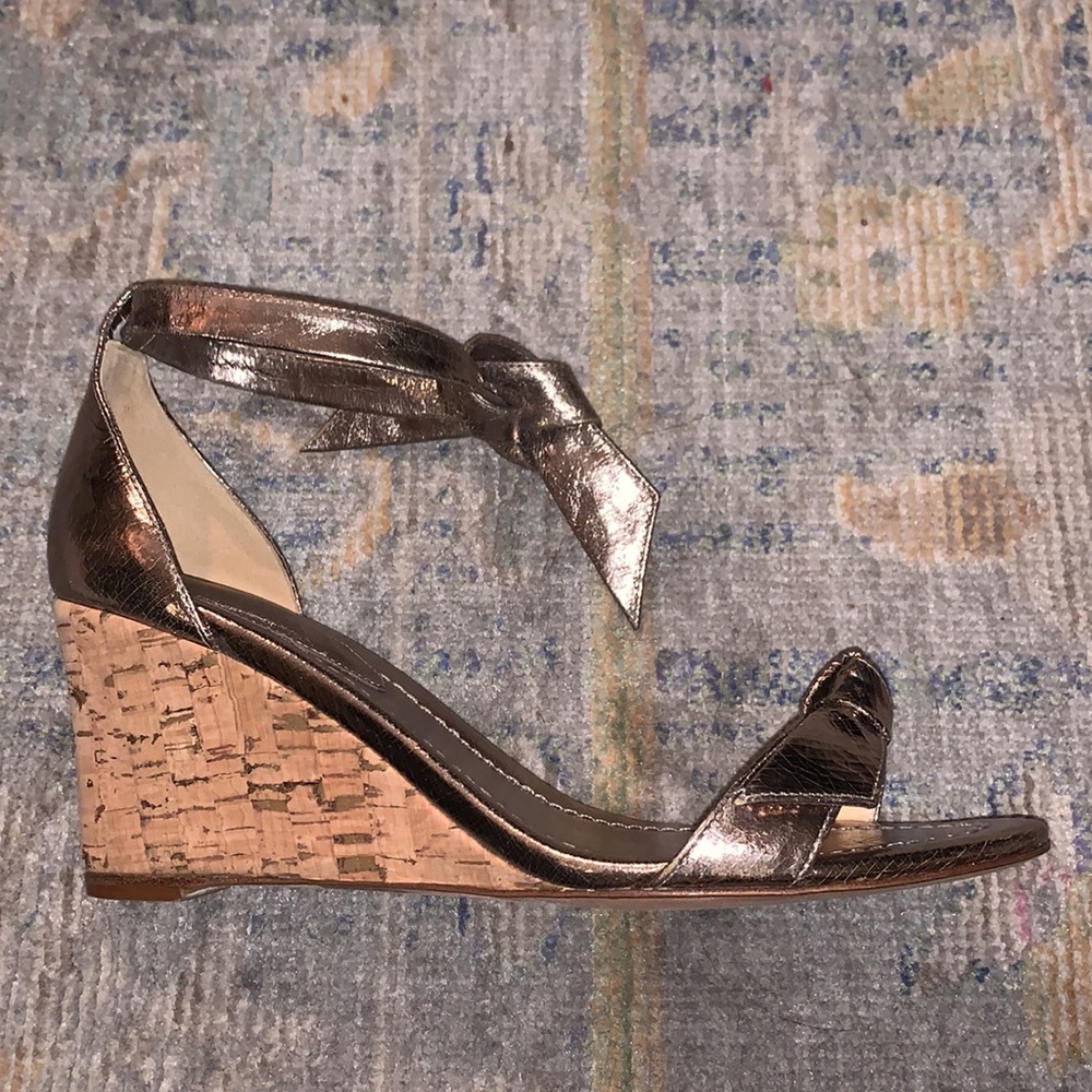 Alexandre Birman Metallic Wedges